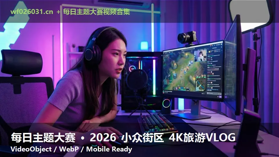 每日主题大赛 · 2026 小众街区 4K旅游VLOG