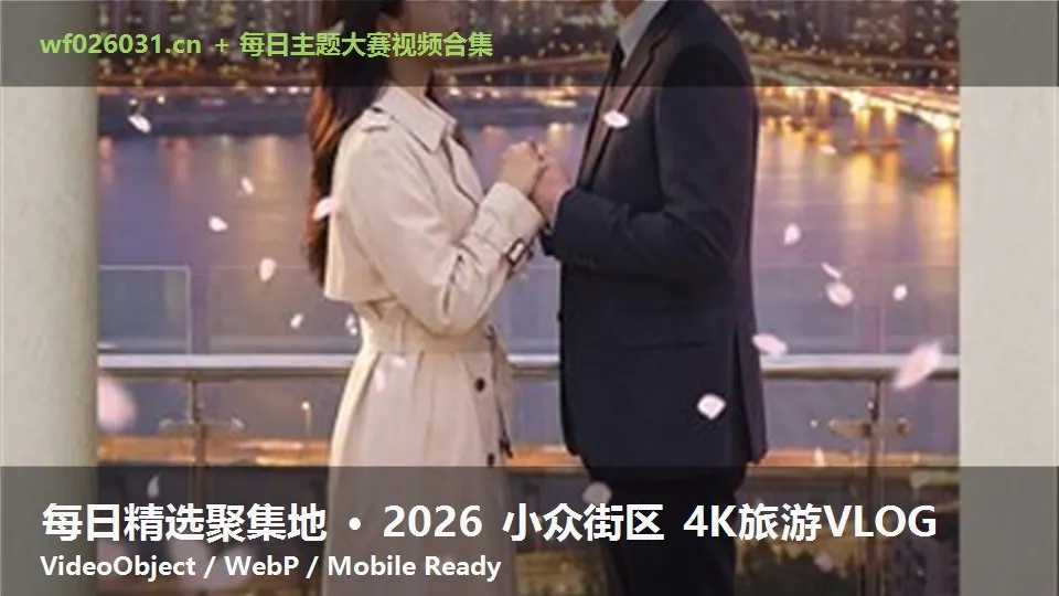 每日精选聚集地 · 2026 小众街区 4K旅游VLOG