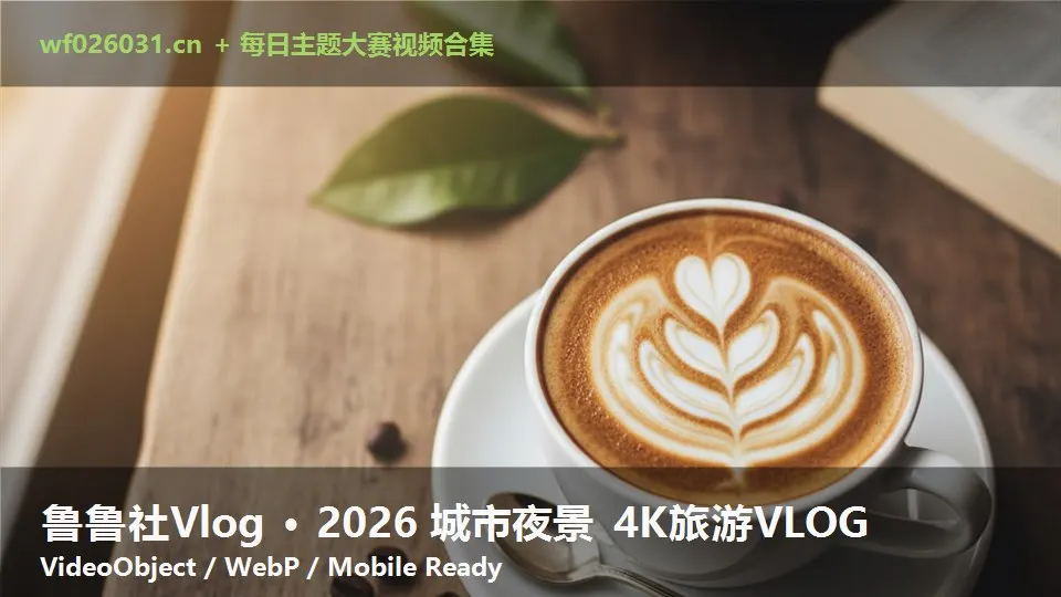 鲁鲁社Vlog · 2026 城市夜景 4K旅游VLOG