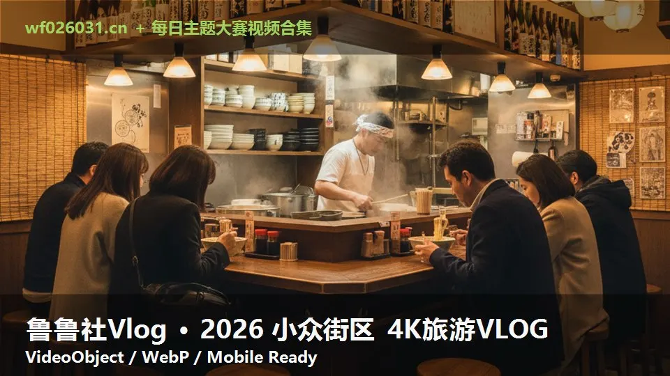 鲁鲁社Vlog · 2026 小众街区 4K旅游VLOG