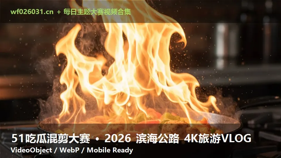 51吃瓜混剪大赛 · 2026 滨海公路 4K旅游VLOG