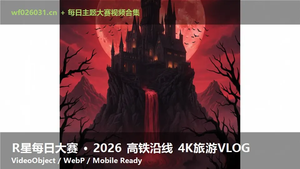 R星每日大赛 · 2026 高铁沿线 4K旅游VLOG