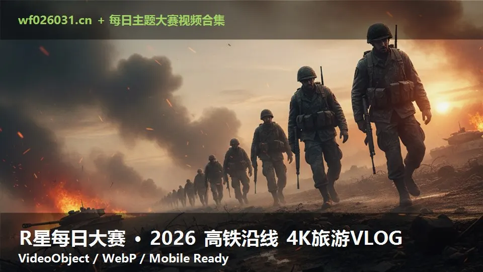 R星每日大赛 · 2026 高铁沿线 4K旅游VLOG