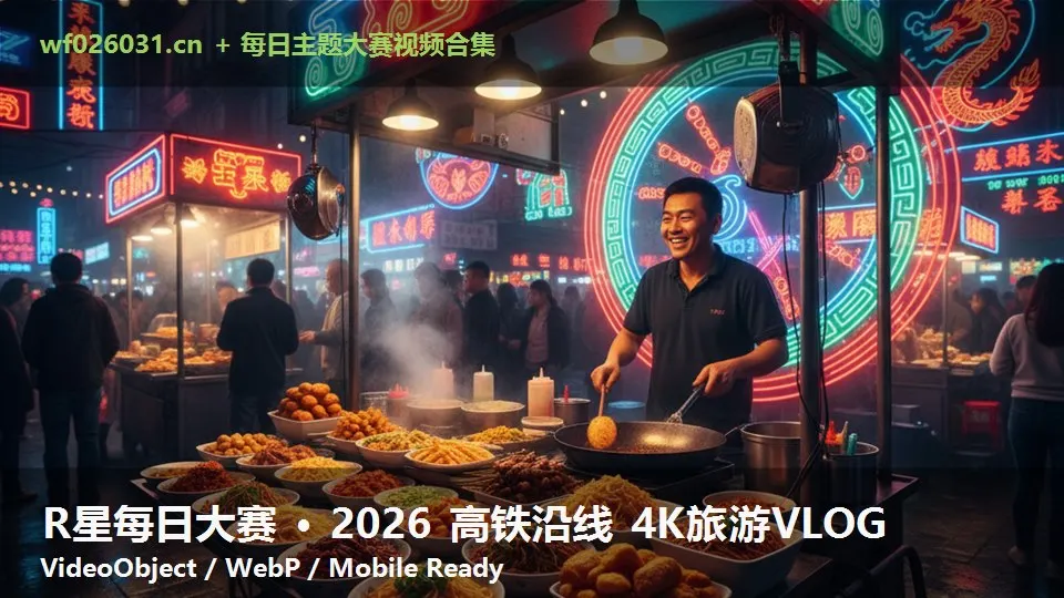 R星每日大赛 · 2026 高铁沿线 4K旅游VLOG
